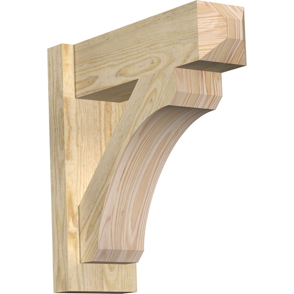 Ekena Millwork Legacy Craftsman Rough Sawn Outlooker, Douglas Fir, 6"W x 18"D x 18"H OUT06X18X18LEC04RDF - main